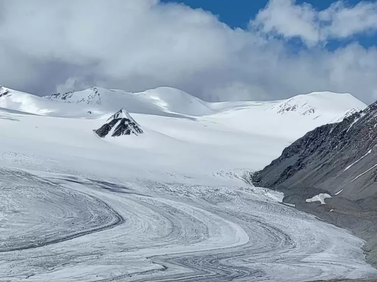 Potanin glacier in Altai Tavan Bogd national park